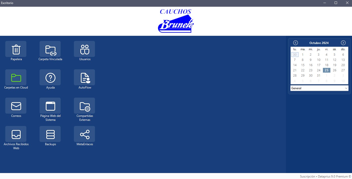 Cauchos Brunete adapta Dataprius como standard para su intranet privada